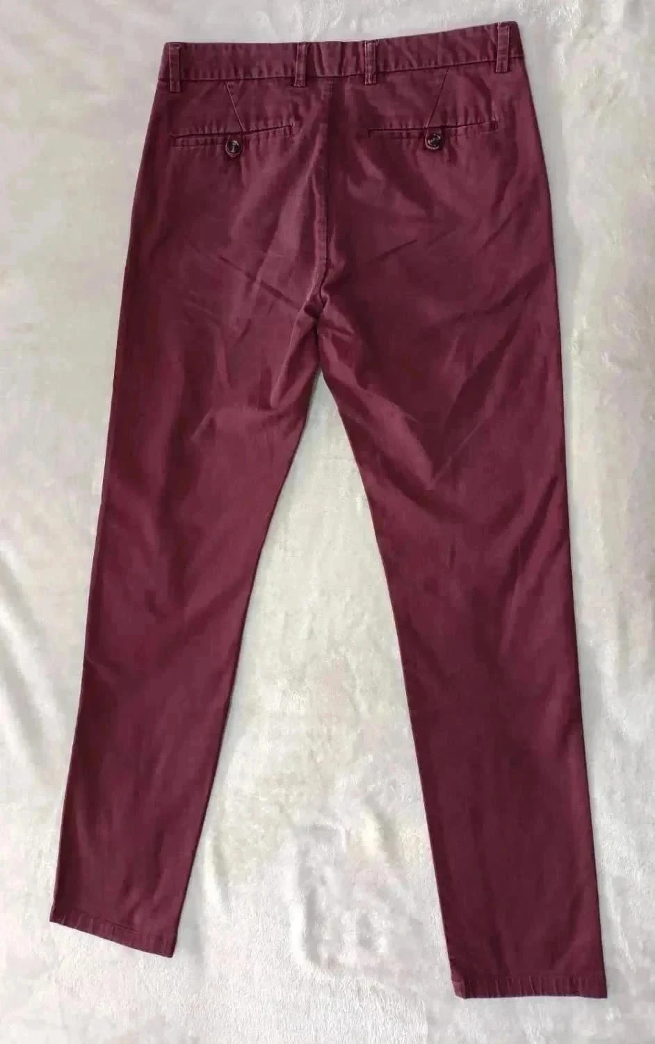 Pantalón chino Jules slim burdeos Talla 40 – photo 4